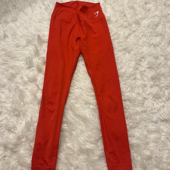 Gymshark Orange 7/8 Training Leggings Small - Picture 4 of 6